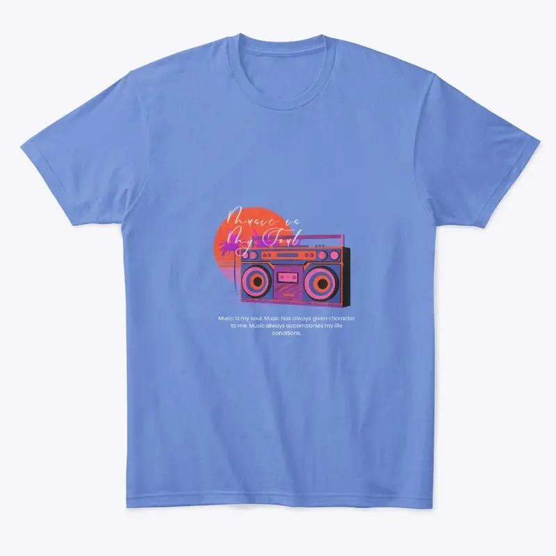 Musical Vibes: Colorful Graphic Tee