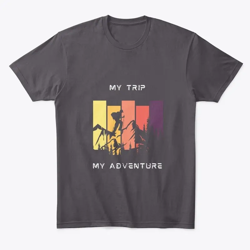 Adventure Awaits: Colorful Graphic Tee