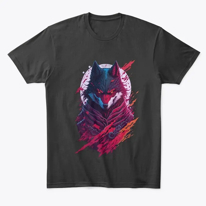 Wolf Graphic Black &White T-shirt & More