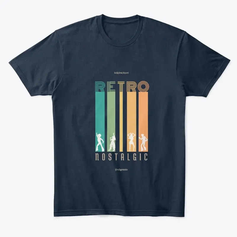 Retro Revival: Colorful Graphic Tee