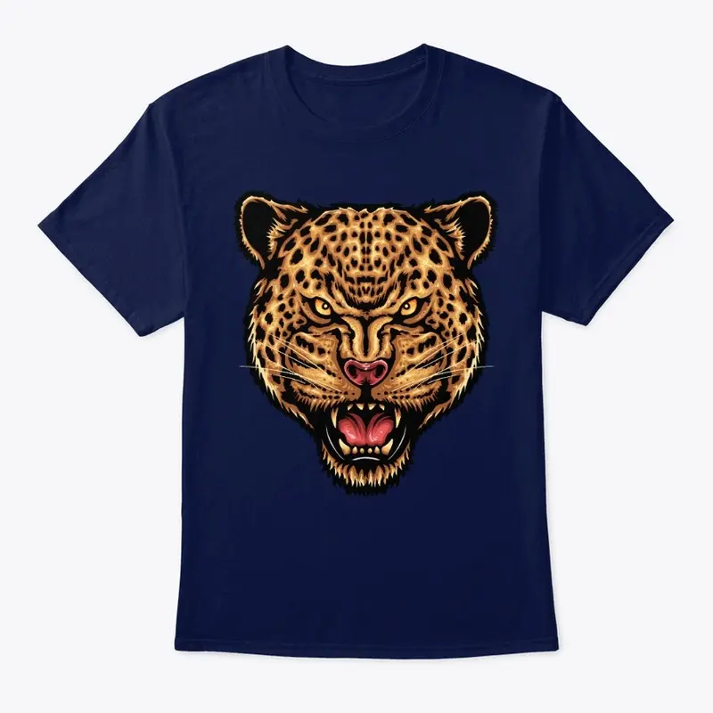 Cheetah Splendor: Colorful Graphic Tee